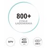 Akumulatorki C 2000 mAh LIIBATTARIES 18650 (2 szt.) Typ złącza USB C