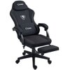 Fotel COBRA Player 5.0 CRF53BK Czarny + podnóżek