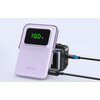 Powerbank UGREEN Uno PB571 5000 mAh USB-C Fioletowy Diody LED Tak