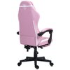 Fotel COBRA Player 5.0 CRF54PK Różowy + podnóżek Regulacja podłokietników Przód - tył