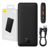 Powerbank BASEUS Airpow 10000mAh 20W Czarny Materiał wykonania Tworzywo sztuczne
