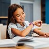 Smartwatch LEXIBOOK Kraina Lodu DMW070FZ Fioletowy Krokomierz Tak