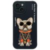 Etui NIMMY Glasses Cool Dog do Apple iPhone 15 Czarny