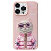Etui NIMMY Cool&Cute 2.0 Cat do Apple iPhone 15 Pro Różowy
