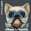Etui NIMMY Cool&Cute 2.0 Dog do Apple iPhone 16 Czarny Materiał Metal