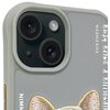 Etui NIMMY Glasses Cool Dog do Apple iPhone 15 Szary Materiał Metal
