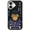 Etui NIMMY Cool&Cute 2.0 Monkey do Apple iPhone 16 Czarny