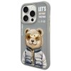 Etui NIMMY Cool&Cute 2.0 Bear do Apple iPhone 15 Pro Max Szary Seria telefonu iPhone