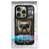Etui NIMMY Cool&Cute 2.0 Dog do Apple iPhone 15 Pro Czarny Materiał Metal