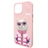 Etui NIMMY Cool&Cute 2.0 Cat do Apple iPhone 15 Różowy Dominujący kolor Różowy