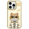Etui NIMMY Cool&Cute 2.0 Cat do Apple iPhone 15 Pro Khaki