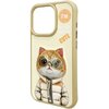 Etui NIMMY Cool&Cute 2.0 Cat do Apple iPhone 15 Pro Khaki Kompatybilność Apple iPhone 15 Pro