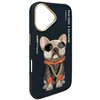Etui NIMMY Glasses Cool Dog do Apple iPhone 16 Czarny Kompatybilność Apple iPhone 16