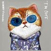 Etui NIMMY Glasses Cool Cat do Apple iPhone 15 Pro Max Szary Gwarancja 24 miesiące