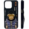 Etui NIMMY Cool&Cute 2.0 Monkey do Apple iPhone 15 Pro Czarny Model telefonu iPhone 15 Pro