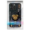 Etui NIMMY Cool&Cute 2.0 Monkey do Apple iPhone 15 Pro Czarny Etui wodoszczelne Nie