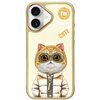 Etui NIMMY Cool&Cute 2.0 Cat do Apple iPhone 16 Khaki