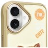 Etui NIMMY Cool&Cute 2.0 Cat do Apple iPhone 16 Khaki Model telefonu iPhone 16