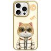 Etui NIMMY Cool&Cute 2.0 Cat do Apple iPhone 15 Pro Max Khaki