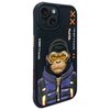 Etui NIMMY Cool&Cute 2.0 Monkey do Apple iPhone 15 Czarny Seria telefonu iPhone