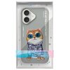Etui NIMMY Glasses Cool Cat do Apple iPhone 16 Szary Marka telefonu Apple
