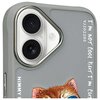 Etui NIMMY Glasses Cool Cat do Apple iPhone 16 Szary Model telefonu iPhone 16