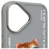 Etui NIMMY Glasses Cool Cat do Apple iPhone 16 Szary Dominujący kolor Szary