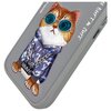 Etui NIMMY Glasses Cool Cat do Apple iPhone 16 Szary Gwarancja 24 miesiące