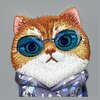 Etui NIMMY Glasses Cool Cat do Apple iPhone 16 Szary Etui z powerbankiem Nie