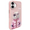 Etui NIMMY Cool&Cute 2.0 Cat do Apple iPhone 16 Różowy Seria telefonu iPhone