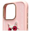Etui NIMMY Glasses Cool Cat do Apple iPhone 16 Pro Max Różowy Kompatybilność Apple iPhone 16 Pro Max