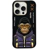 Etui NIMMY Cool&Cute 2.0 Monkey do Apple iPhone 16 Pro Czarny