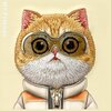 Etui NIMMY Cool&Cute 2.0 Cat do Apple iPhone 16 Pro Max Khaki Marka telefonu Apple