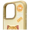 Etui NIMMY Cool&Cute 2.0 Cat do Apple iPhone 16 Pro Max Khaki Seria telefonu iPhone