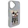 Etui NIMMY Glasses Cool Dog do Apple iPhone 16 Szary Kompatybilność Apple iPhone 16