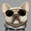 Etui NIMMY Glasses Cool Dog do Apple iPhone 16 Szary Etui z powerbankiem Nie