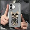 Etui NIMMY Glasses Cool Dog do Apple iPhone 16 Szary Marka telefonu Apple