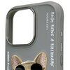 Etui NIMMY Glasses Cool Dog do Apple iPhone 16 Pro Szary Model telefonu iPhone 16 Pro