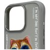 Etui NIMMY Glasses Cool Cat do Apple iPhone 16 Pro Max Szary Kompatybilność Apple iPhone 16 Pro Max