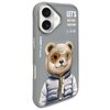 Etui NIMMY Cool&Cute 2.0 Bear do Apple iPhone 16 Szary Seria telefonu iPhone