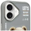 Etui NIMMY Cool&Cute 2.0 Bear do Apple iPhone 16 Szary Model telefonu iPhone 16