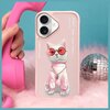 Etui NIMMY Glasses Cool Cat do Apple iPhone 16 Różowy Marka telefonu Apple
