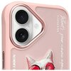 Etui NIMMY Glasses Cool Cat do Apple iPhone 16 Różowy Model telefonu iPhone 16