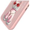 Etui NIMMY Glasses Cool Cat do Apple iPhone 16 Różowy Gwarancja 24 miesiące