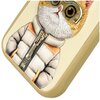 Etui NIMMY Cool&Cute 2.0 Cat do Apple iPhone 16 Pro Khaki Model telefonu iPhone 16 Pro