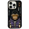 Etui NIMMY Cool&Cute 2.0 Monkey do Apple iPhone 16 Pro Max Czarny