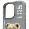 Etui NIMMY Cool&Cute 2.0 Bear do Apple iPhone 16 Pro Szary Model telefonu iPhone 16 Pro