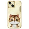 Etui NIMMY Big Eyed Pet 2.0 Cat do Apple iPhone 15 Khaki