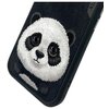 Etui NIMMY Big Eyed Pet 2.0 Panda do Apple iPhone 15 Czarny Etui wodoszczelne Nie