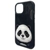 Etui NIMMY Big Eyed Pet 2.0 Panda do Apple iPhone 15 Czarny Model telefonu iPhone 15